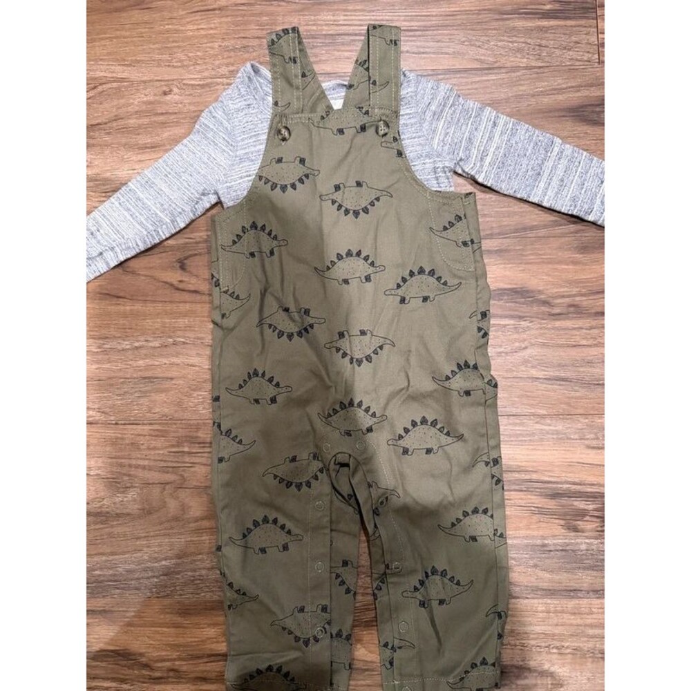 18 month Dino overalls